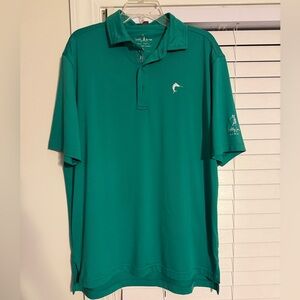 Bobby Jones Links Green Short-Sleeve Performance Golf Polo Large